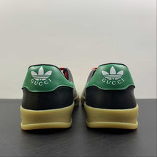 Cargar imagen en el visor de la galería, Adidas x Gucci Gazelle Black Green Red Leather