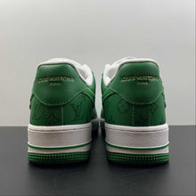 Cargar imagen en el visor de la galería, Louis Vuitton x Air Force 1 White Green MS0232