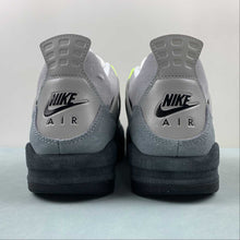 Cargar imagen en el visor de la galería, Air Jordan 4 Retro Neon Cool Grey Volt Wolf Anthracite CT5342-007
