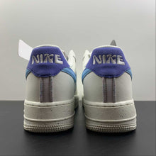 Cargar imagen en el visor de la galería, Air Force 1 07 Low White Medium Blue DQ0359-100
