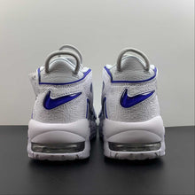 Cargar imagen en el visor de la galería, Air More Uptempo Embossed White Royal Blue FD0669-100