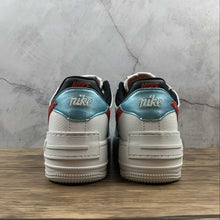 Cargar imagen en el visor de la galería, Air Force 1 Shadow White Bleached Aqua Black Chile Red DA4291-100