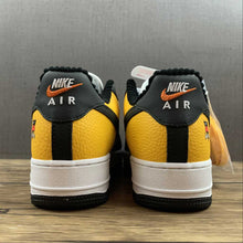 Cargar imagen en el visor de la galería, Air Force 1 Low GS Jersey Mesh Gold Black White DQ7779-700