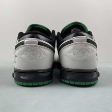 Cargar imagen en el visor de la galería, Air Jordan 1 Low Black Black Lucky Green White 553558-065
