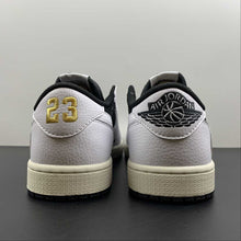 Cargar imagen en el visor de la galería, Travis Scott x Air Jordan 1 Low OG White Black Gold DM7866-180