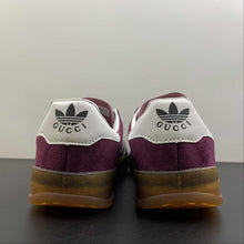 Cargar imagen en el visor de la galería, Adidas x Gucci Gazelle Purple Red White