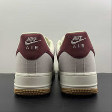 Cargar imagen en el visor de la galería, Air Force 1 07 Low Dark Red Cream Brown DG2296-019