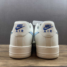 Cargar imagen en el visor de la galería, Bape x Air Force 1 07 Low Beige Blue White AA1356-116