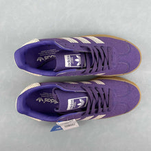 Cargar imagen en el visor de la galería, Adidas Gazelle Bold Collegiate Purple Wonder White Gold Metallic JS3359