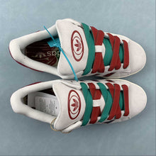Cargar imagen en el visor de la galería, Adidas Campus 00s White Red Green ID6140