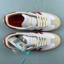 Cargar imagen en el visor de la galería, Adidas Samba OG Sporty and Rich Cloud White Collegiate Burgundy IF5660