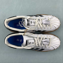 Cargar imagen en el visor de la galería, Clot x Adidas Superstar By Edison Chen White Crystal Sand Core Black IH3132