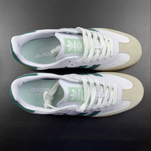 Cargar imagen en el visor de la galería, Adidas Samba OG Cloud White Collegiate Green Vapour Green EE5451