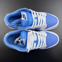 Cargar imagen en el visor de la galería, SB Dunk Low Reverse UNC University Blue White Royal Blue DJ9955-101