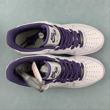 Cargar imagen en el visor de la galería, Air Force 1 07 Low White Dark Purple MM3603-025