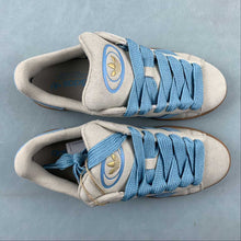 Cargar imagen en el visor de la galería, Adidas Campus 00s Putty Gray Preloved Blue Gold Metallic IE5588