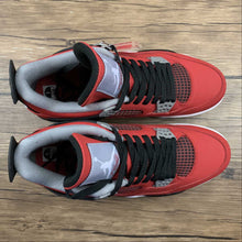 Cargar imagen en el visor de la galería, Air Jordan 4 Retro Toro Bravo Fire Red White Black Cement Grey 308497-603