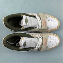 Cargar imagen en el visor de la galería, PSG x Air Jordan Legacy 312 Low White Hemp Sail Sequoia Green FZ4358-100