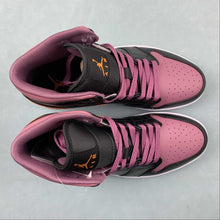 Cargar imagen en el visor de la galería, Air Jordan 1 Mid SE Black Sky J Mauve Black White FB9911-008