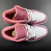 Cargar imagen en el visor de la galería, Air Jordan 1 Low Desert Berry Coral Chalk White 553560-616