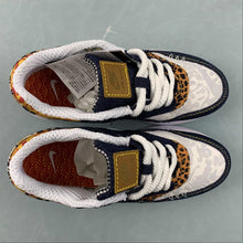 Cargar imagen en el visor de la galería, Air Max 1 Premium Denim Leopard University Gold Picante Red FJ4452-432
