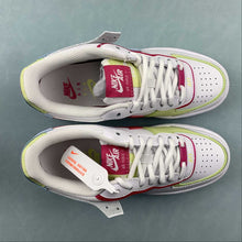 Cargar imagen en el visor de la galería, Air Force 1 Shadow White Fireberry Light Lemon Twist Blue Tint FQ8885-100