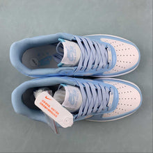 Cargar imagen en el visor de la galería, Air Force 1 07 Low Lackleder White Blue HP3656-533