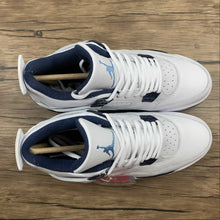 Cargar imagen en el visor de la galería, Air Jordan 4 Retro Ls Legend Blue Midnight White Navy 314254-107