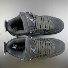 Cargar imagen en el visor de la galería, Air Jordan 4 Retro Black Cat 2020 Light Graphite CU1110-010
