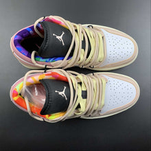 Cargar imagen en el visor de la galería, Air Jordan 1 Low SE “Pink Rose” Black White Onix-White Sail DQ8421-001