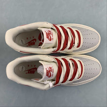 Cargar imagen en el visor de la galería, Air Force 1 07 Low Double Swoosh White Red Grey CC2569-022