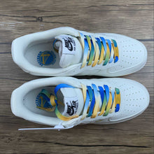 Cargar imagen en el visor de la galería, Air Force 1 07 Low Rice White Blue Gold NA2022-004