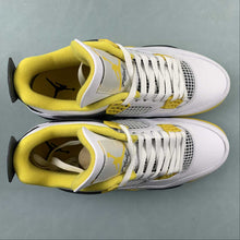Cargar imagen en el visor de la galería, Air Jordan 4 Retro White Coconut Milk Vivid Sulfur Anthracite AQ9129-101