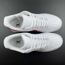 Cargar imagen en el visor de la galería, Louis Vuitton x Air Force 1 White and Red Flag LD0212