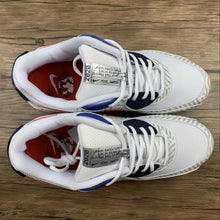 Cargar imagen en el visor de la galería, Air Max 90 Euro Tour 2020 White Midnight Navy Bright Blue University Red CW7574-100