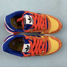 Cargar imagen en el visor de la galería, Dragon Ball Z x Adidas ZX 500 RM Son Goku Res Royal Collegiate Hi Orange Red D97046