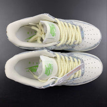 Cargar imagen en el visor de la galería, Air Force 1 07 Low Lion Dance White Blue Green CW1888-716