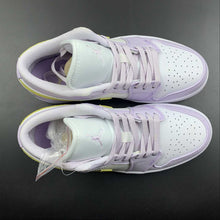 Cargar imagen en el visor de la galería, Air Jordan 1 Low Barely Grape White Lemon Wash DC0774-501