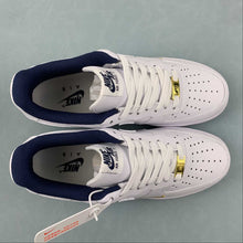 Cargar imagen en el visor de la galería, Air Force 1 07 Low Navy Blue White Gold DD1225-006