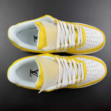 Cargar imagen en el visor de la galería, Louis Vuitton x Air Force 1 White Yellow 3308-8