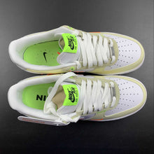 Cargar imagen en el visor de la galería, Air Force 1 07 Low Stitch White Tan Neon FB1852-111