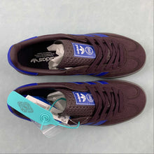 Cargar imagen en el visor de la galería, Adidas Gazelle Indoor Shadow Maroon Semi Lucid Blue Simple Brown IG9980