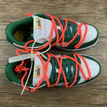 Cargar imagen en el visor de la galería, Dunk Low LTHR OW FUTURA White Green CT0856-100