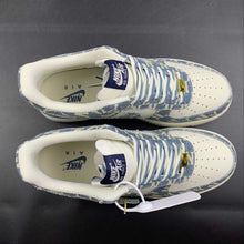 Cargar imagen en el visor de la galería, MLB x Air Force 1 07 Low Denim Blue White CW1888-602