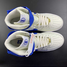 Cargar imagen en el visor de la galería, Air Force 1 High SE Sail White Metallic Gold Blue Jay DQ7584-100