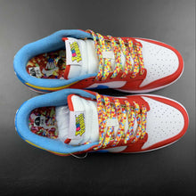 Cargar imagen en el visor de la galería, LeBron James x SB Dunk Low Fruity Pebbles White Red Blue DH8009-600