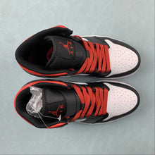 Cargar imagen en el visor de la galería, Air Jordan 1 Mid Gym Red Black Toe DQ8426-106