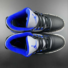 Cargar imagen en el visor de la galería, Air Jordan 3 Retro Sport Blue Black Wolf Grey 136064-007