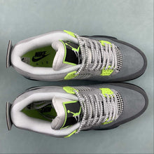 Cargar imagen en el visor de la galería, Air Jordan 4 Retro Neon Cool Grey Volt Wolf Anthracite CT5342-007