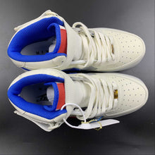 Cargar imagen en el visor de la galería, Air Force 1 07 Mid Toffee Light Gray Red Blue CW0088-928
